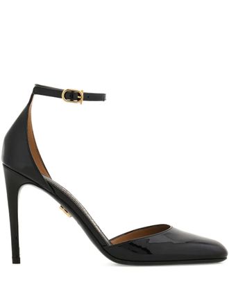 Ferragamo 90mm patent-leather pumps - Black