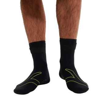 Speedo Unisex Volwassenen Klittenband Zwembandsokken (Zwart)