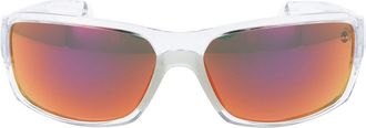 Timberland TI-1029375 Polarized Mirrored Sunglasses - Transparent