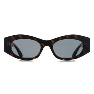 Versace Cat Eye Womens Havana Dark Grey VE4480U - Brown - One Size