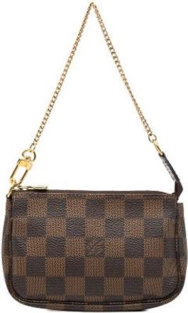 Louis Vuitton Pre-owned Mini Bags, female, Brown, Size: ONE SIZE Pre-owned Mini Pochette Accessoires