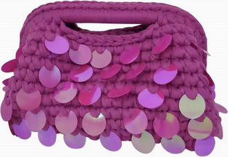 Gemelli Womens Tropez Handbag In Magenta