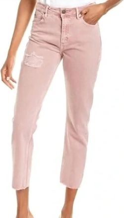 Sandro Straight Leg Jeans In Pink