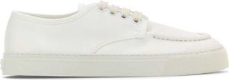 Prada White Canvas Sneakers