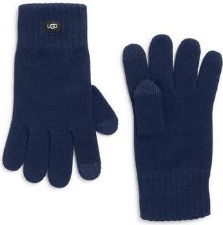 UGG Knit Tech Gloves in Navy at Nordstrom Rack