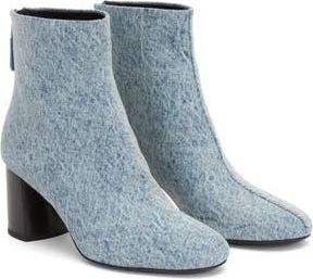 3.1 Phillip Lim Nadia Zip Boot in Washed Indigo at Nordstrom Rack, Size 8Us / 38Eu