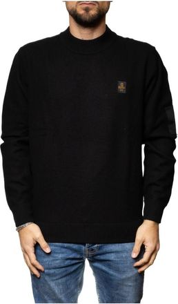RefrigiWear Trek Pullover - Heren - Ronde hals truien - Zwart - S - Truien & Vesten