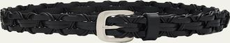 The Row Cord Woven Leather Belt