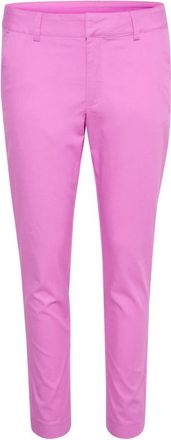 Kaffe Slim Fit Chino Broek Cyclamen - Dames - Slim Fit Broeken - Roze - L - Broeken