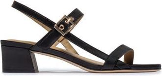 Bernardo Jinji Low Heel Sandal in Black at Nordstrom, Size 9.5