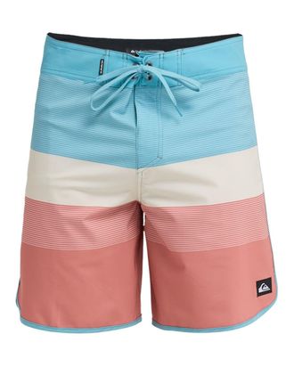 Quiksilver Boardshorts QUIKSILVER Surfsilk Scallop 18, Herren, Gr. 40(XXXL), desert sand, tijuana, Obermaterial: 88% Microfaser, 12% Elasthan;, Hosen Boardshorts
