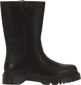 Dr. Martens Anistone Pull On Wanama - Dames - Hoge Laarzen - Zwart - 41 EU - Leer - Schoenen