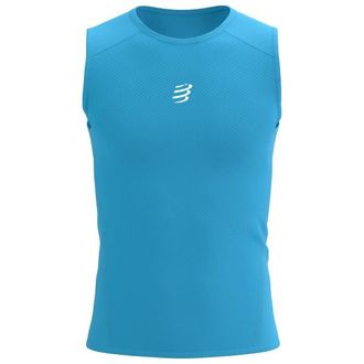 Compressport Trail Racing Tank Laufshirt f&uuml;r Herren | blau