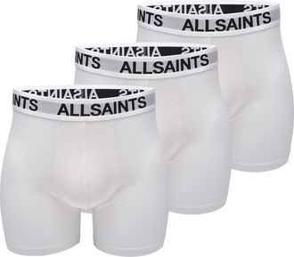 AllSaints 3-Pack 5-Inch Contour Pouch Boxer Briefs in White at Nordstrom, Size X-Large