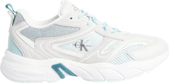 Calvin Klein Witte dames sneakers - Dames - Sneakers - Wit - 38 EU - Leer - Schoenen