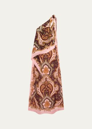 Alemais Porter Asymmetric Maxi Dress