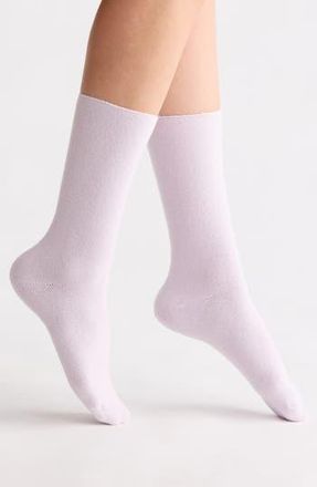 Nordstrom Cozy Crew Socks in Purple Hush at Nordstrom Rack, Size 9/11