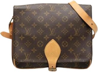 Louis Vuitton Pre-owned Cross Body Bags, female, Brown, Size: ONE SIZE Pre-owned Cartouchiere