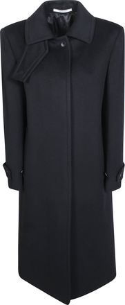 Tagliatore Bethany Long Asymmetrical Coat