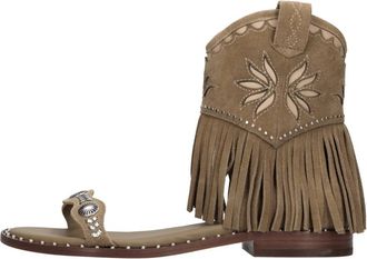 Ash Paquito Suede Veloursantilope - Dames - Sandalen - Bruin - 36 EU - Leer - Schoenen