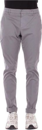 Dondup Chino Broek - Heren - Chinos - Grijs - W33 - Katoen - Broeken