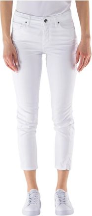 A|X Armani Exchange 5-Pocket Broek - Dames - Cropped Jeans - Wit - W28 - Katoen - Jeans