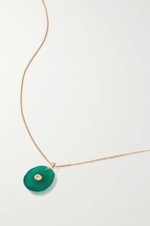 Pascale Monvoisin Orso N&deg;1 Collier 9-karat Gold And 14-karat Rose Gold, Ruby And Diamond Necklace - Oro