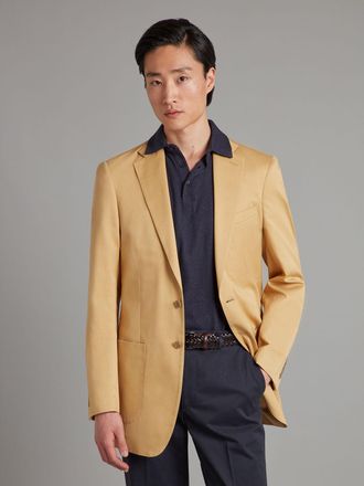 Oliver Brown Unstructured Jacket - Beige Cotton