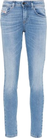 Diesel 2017 Slandy mid-rise jeans - women - Elastomultiester/Cotton/Modal/Elastane - 24/32 - Blue