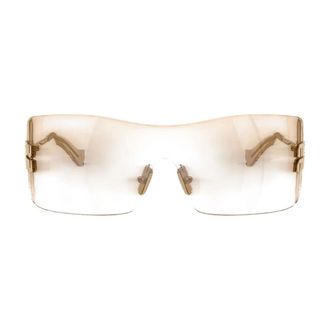 Miu Miu Accessoires, unisex, Geel, ONE Size, B53S Zonnebril