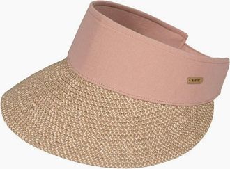 Barts Womens Barts Womens Vesder Raffia sun visor Baseball Cap - Pink - Size: ONE size