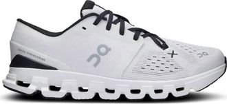 On Womens Cloud X4 Running Shoes In Ivory Black