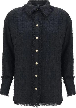 Balmain Shirts - Dames - Overhemden - Zwart - S - Overhemden