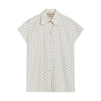 Valentino Garavani Shirts, female, Beige, Size: XS Shirt