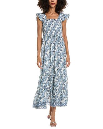 Max Studio Flutter Sleeve Maxi Dress
