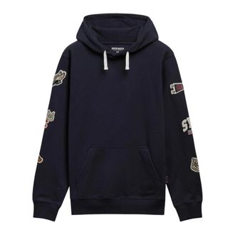 Sebago Bowline Evo Patch Hoodie - Sweatshirts & Hoodies - Hombre - Azul - 2XL
