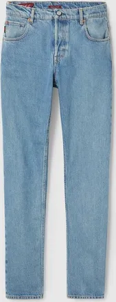 Gucci Tapered Denim Pant With Web, Size 28, Blue, Ready-to-wear