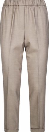 Antonelli Rosalba Relaxed Tapered Elastic-Waist Trousers