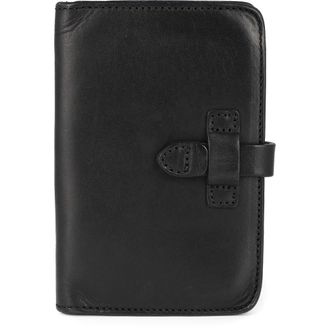 OLD TREND Leeds Genuine Leather Bifold Passport Holder in Black at Nordstrom