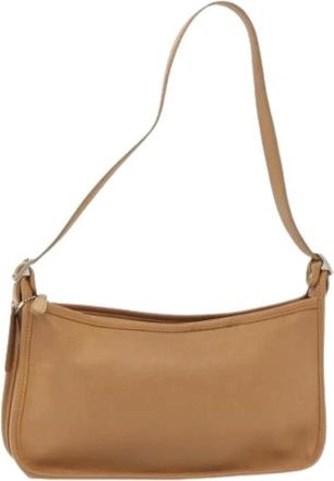 Coach Pre-owned Shoulder Bags, female, Beige, Size: ONE SIZE Pre-owned Shoulder Bag