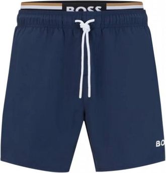 HUGO BOSS Badmode, Heren, Blauw, L, Boss - Swimwear