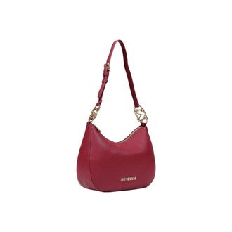 Love Moschino Logo Polyurethane Shoulder Bag - Purple
