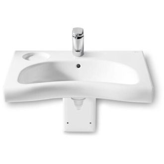 Roca Roca - Lavabo De Porcelana Mural Para Discapacitados Meridian