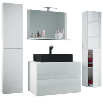 ebuy24 5 Unids. Ba&ntilde;o De Lavabo 80 Cmlendas Xl 150x147x52 - Vcm
