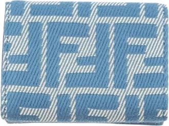 Fendi Pre-owned Tri-fold Portemonnee - Dames - Vintage Accessoires - Blauw - ONE Size - Vintage