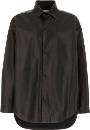 Fear of God Dark Brown Solid Shirt