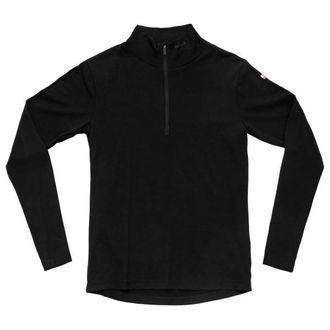 Devold Breeze Plus Merino 200 Zip Neck Merinounterw&auml;sche f&uuml;r Damen | schwarz
