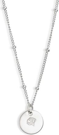 Nashelle Petite Birth Flower Necklace in Sterling Silver at Nordstrom, Size 18