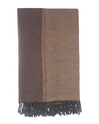 Melange Home Merino Wool Reversible Throw