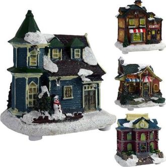 Trade Shop Trade Shop - Case Natalizia Illuminazione Led En Poliresina Scena Casual Modelo